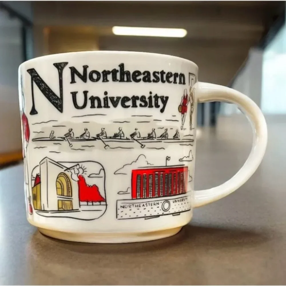 Starbucks Northeastern University Been There Campus Huskies 14 Oz Mug NEW - Picture 7 of 10